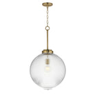 Éclairage Maxim 15196CRSBR Kasbah Suspension en laiton satiné