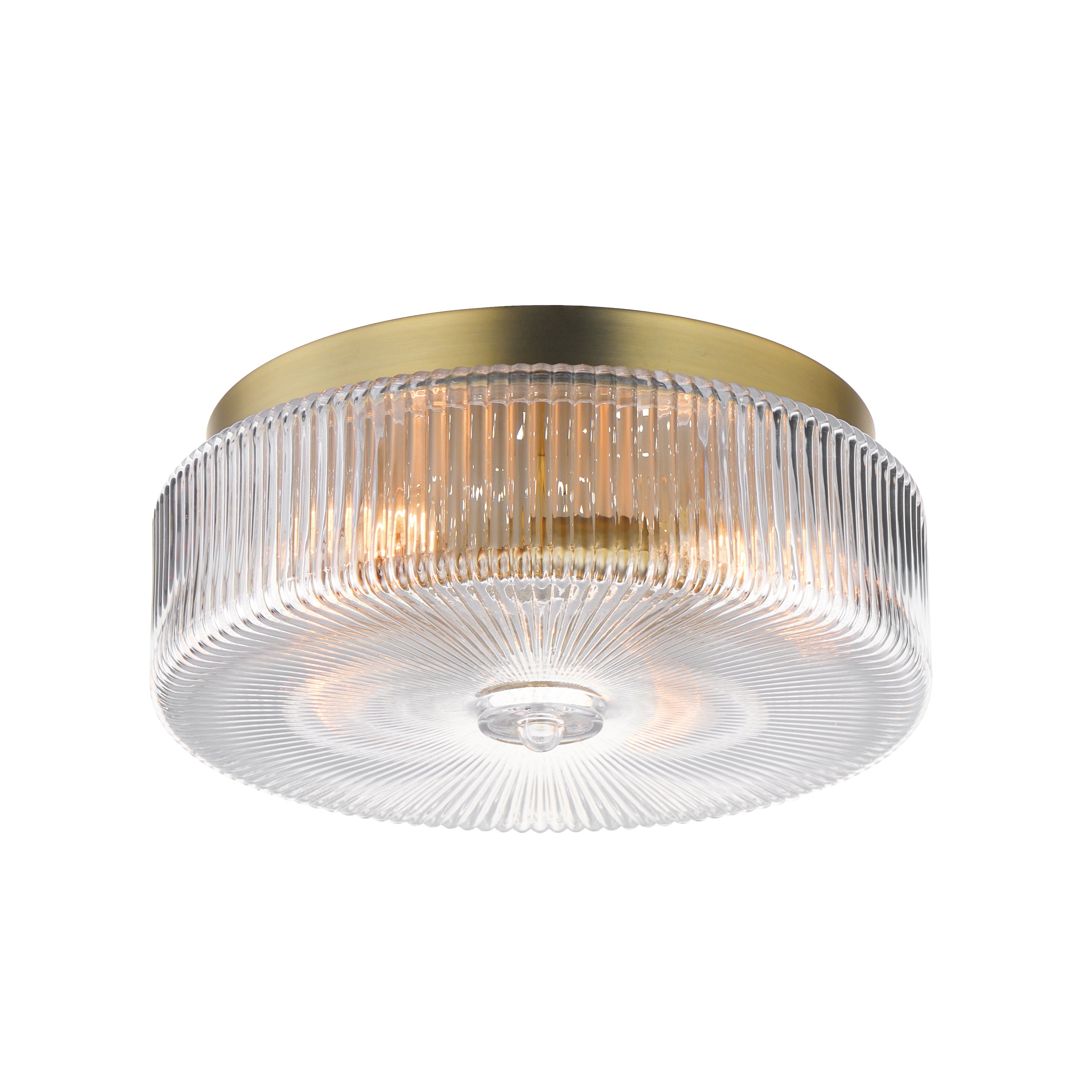 Maxim Lighting 15199CRSBR Kasbah Flush Mount in Satin Brass