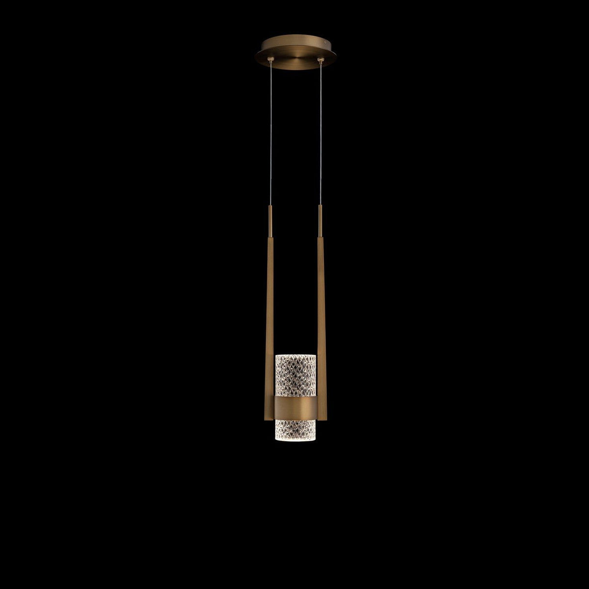 Schonbek Beyond - BPD28518-AB - LED Pendant - Cadenza - Aged Brass