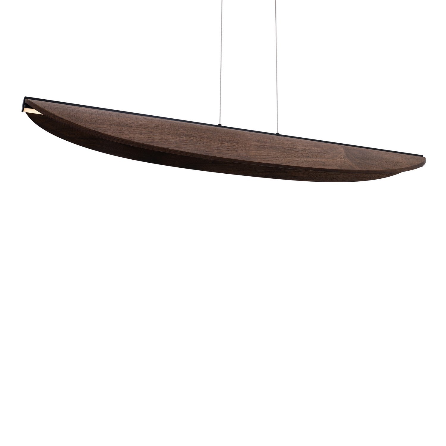Modern Forms Canada - PD-58548-BK/DW - LED linéaire Suspension - Kiefer - Noyer noir/foncé