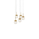 Modern Forms Canada - PD-82005R-AB - DEL Suspension - Double bulle - Laiton vieilli