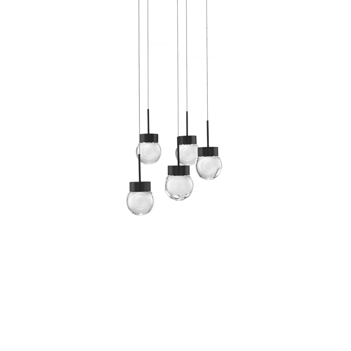 Modern Forms Canada - PD-82005R-BK - DEL Suspension - Double bulle - Noir