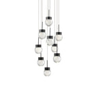 Modern Forms Canada - PD-82009R-BK - DEL Suspension - Double bulle - Noir