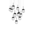 Modern Forms Canada - PD-82013S-BK - DEL Suspension - Double bulle - Noir