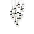 Modern Forms Canada - PD-82021R-BK - DEL Suspension - Double bulle - Noir