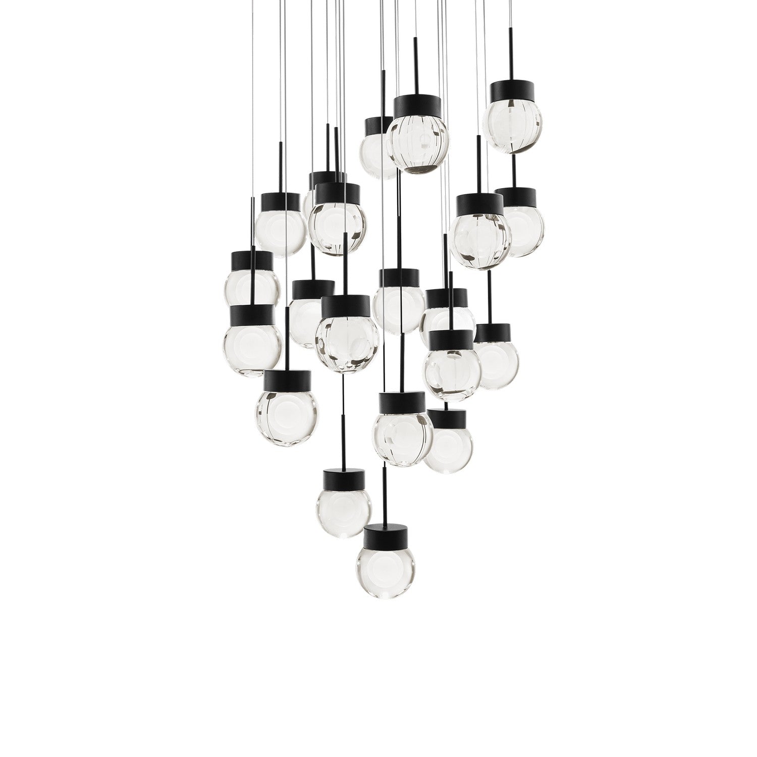 Modern Forms Canada - PD-82021R-BK - LED Pendant - Double Bubble - Black