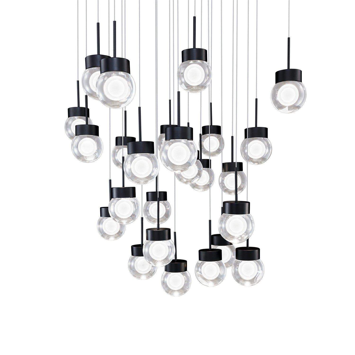Modern Forms Canada - PD-82025S-BK - LED Pendant - Double Bubble - Black