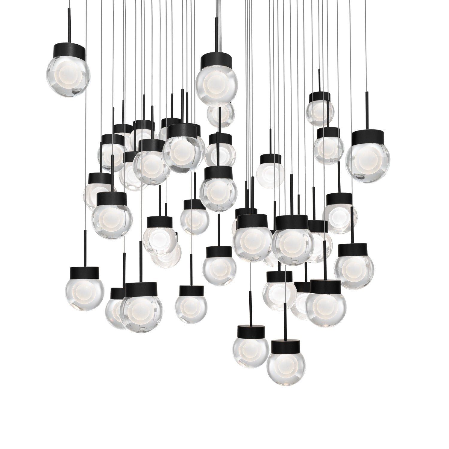 Modern Forms Canada - PD-82041S-BK - LED Pendant - Double Bubble - Black