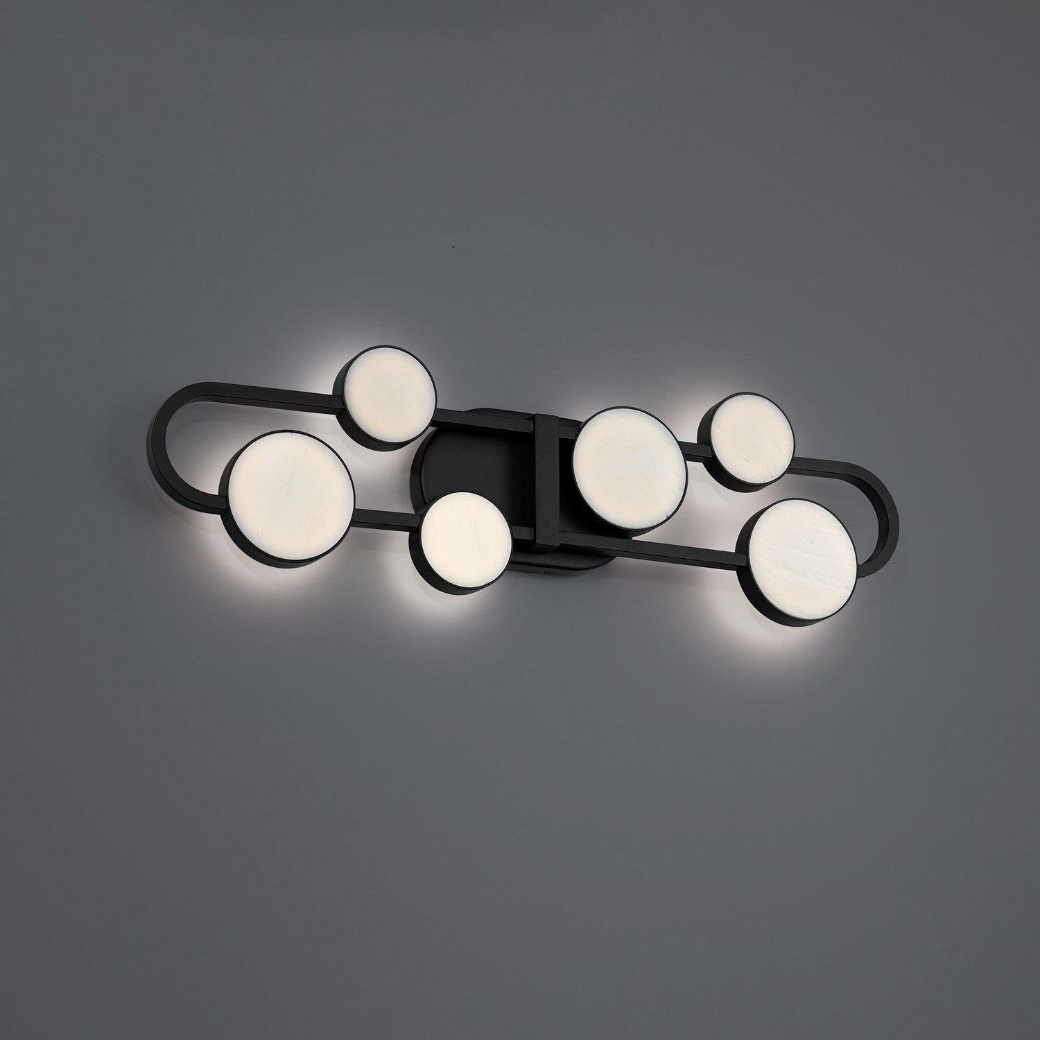 Modern Forms Canada - WS-42525-30-BK - Meuble-lavabo à DEL - Tableau - Noir