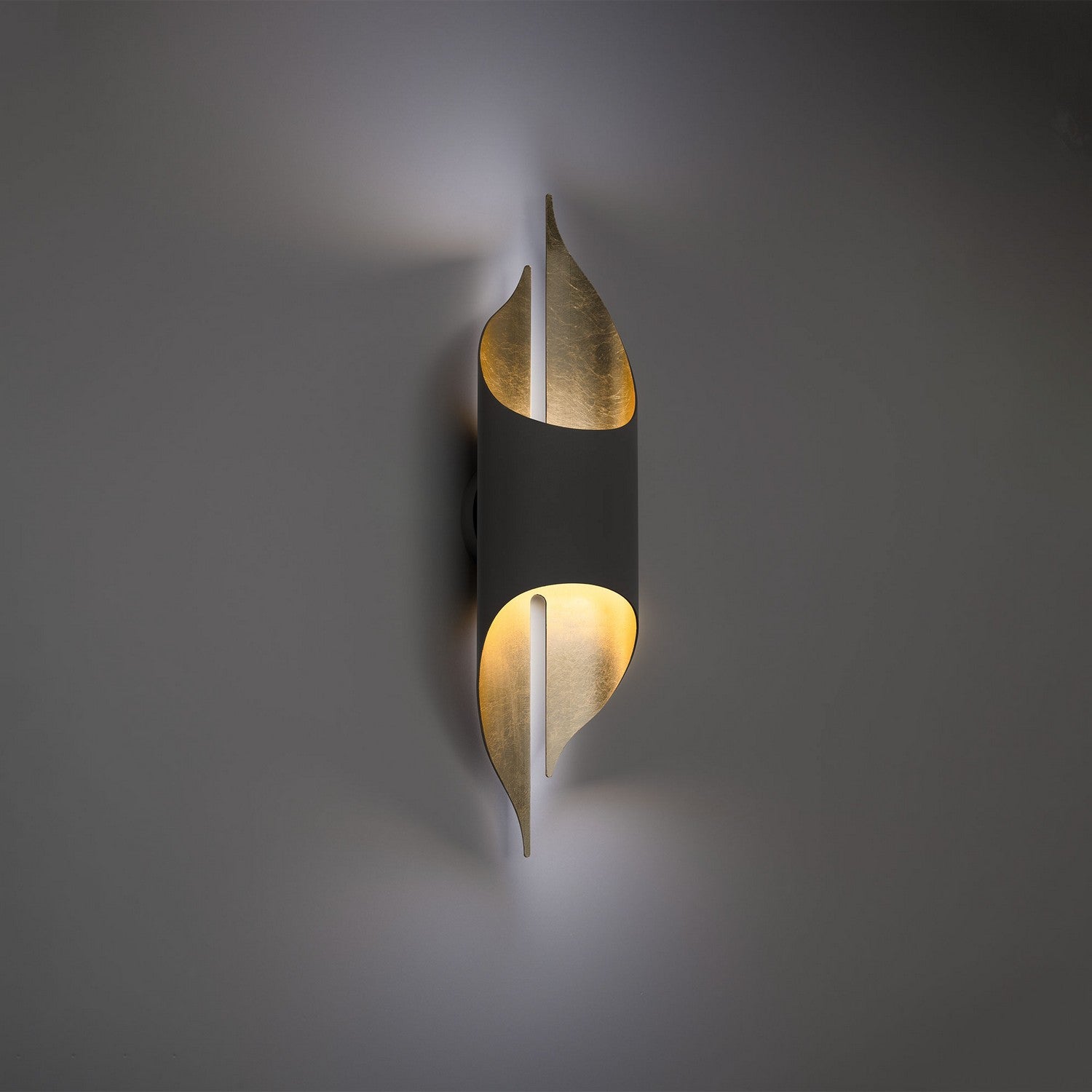 Modern Forms Canada - WS-52523-BZ/GL - LED Wall Sconce - Clasp - Bronze & Gold Leaf
