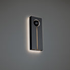 Modern Forms Canada - WS-W20516-BK/BO - Luminaire extérieur à DEL Murale - Trou de serrure - Nickel brossé noir/texturé