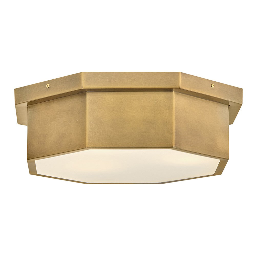 Hinkley Canada - 46993HB - LED Flush Mount - Facet - Heritage Brass