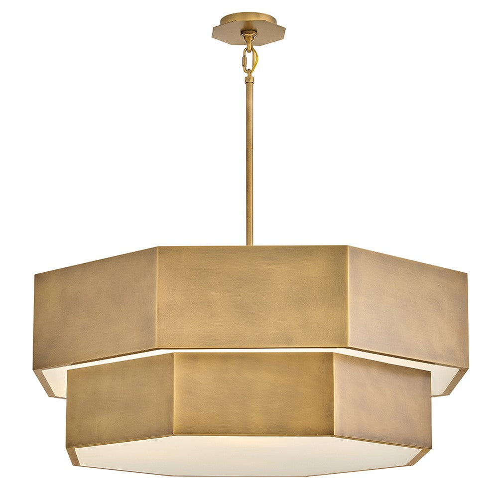 Hinkley Canada - 46995HB - LED Chandelier - Facet - Heritage Brass