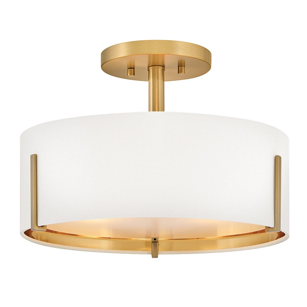 Hinkley Canada - 47571LCB - LED Semi-Flush Mount - Halle - Lacquered Brass