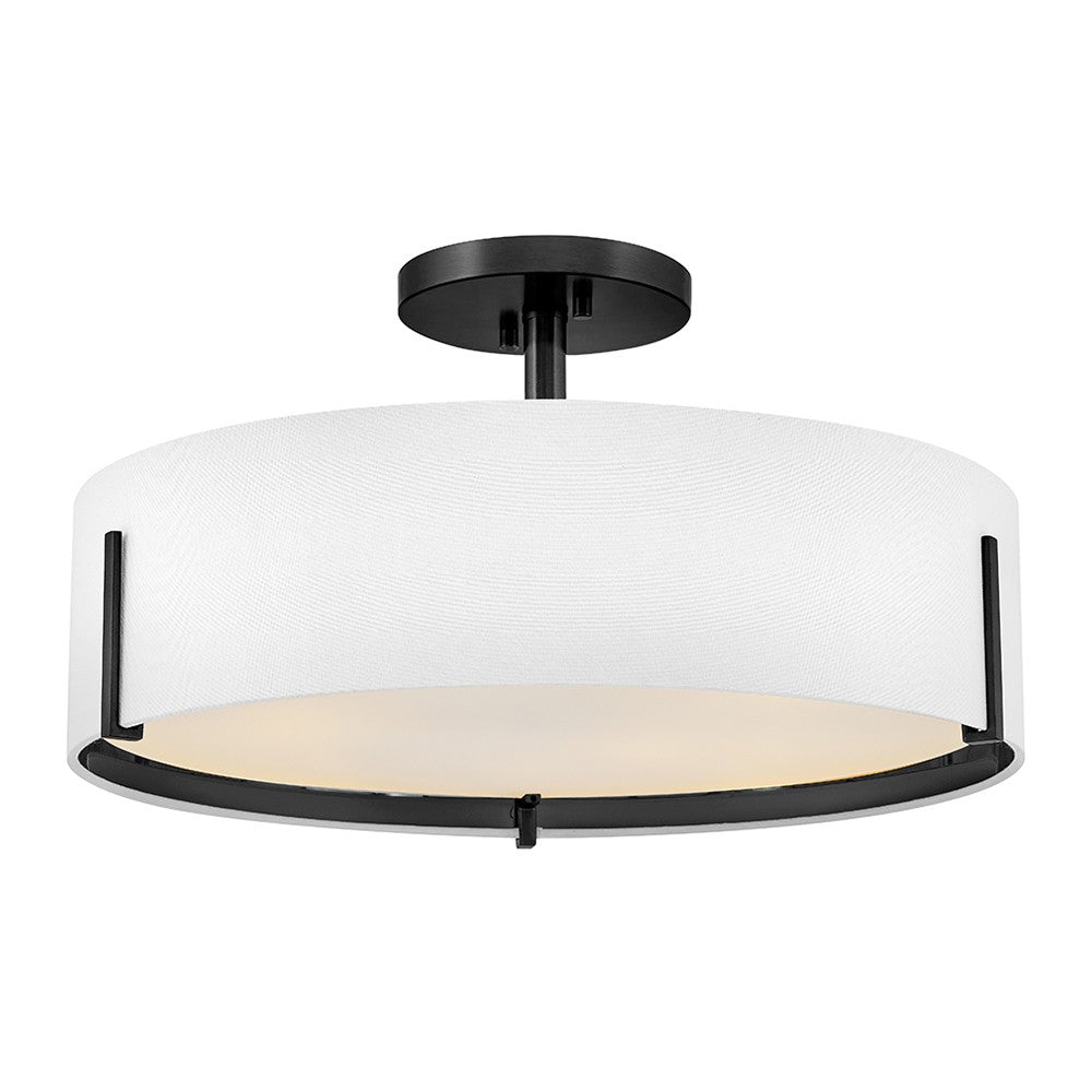 Hinkley Canada - 47573BK - LED Semi-Flush Mount - Halle - Black