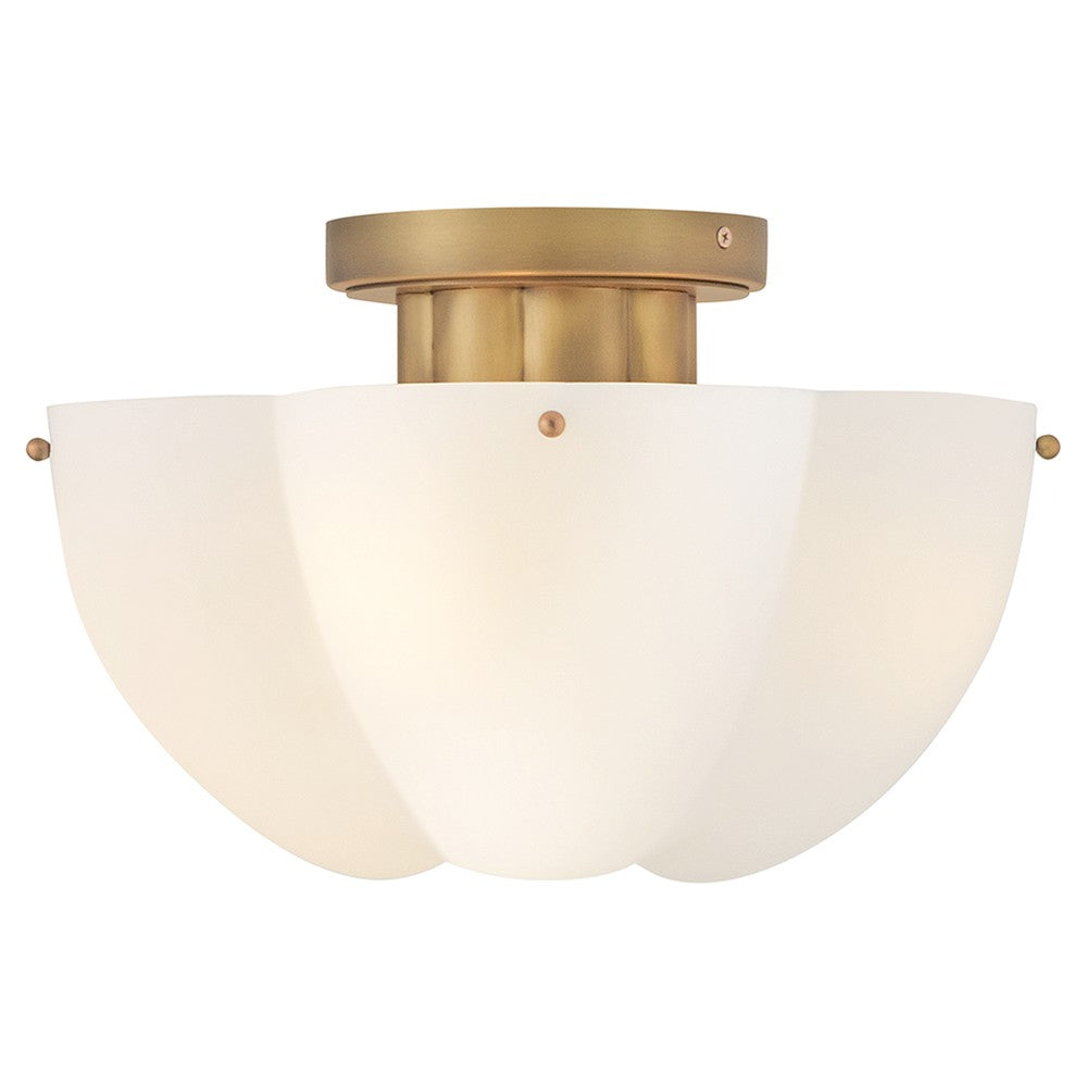 Hinkley Canada - 47583HB - LED Semi-Flush Mount - Becca - Heritage Brass