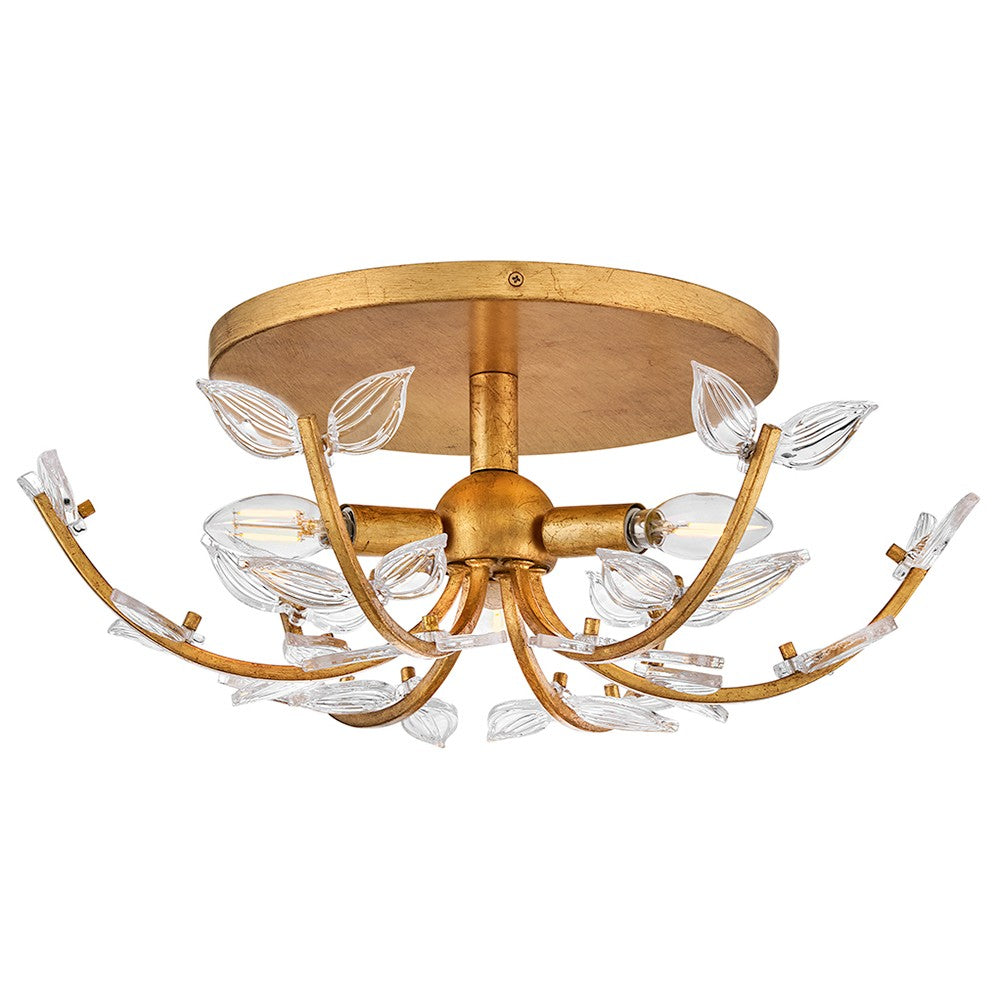 Hinkley Canada - 48283DA - LED Semi-Flush Mount - Aliso - Distressed Brass