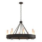 Hubbardton Forge - 105040-SKT-10-FD0611 - Eight Light Chandelier - Banded - Black