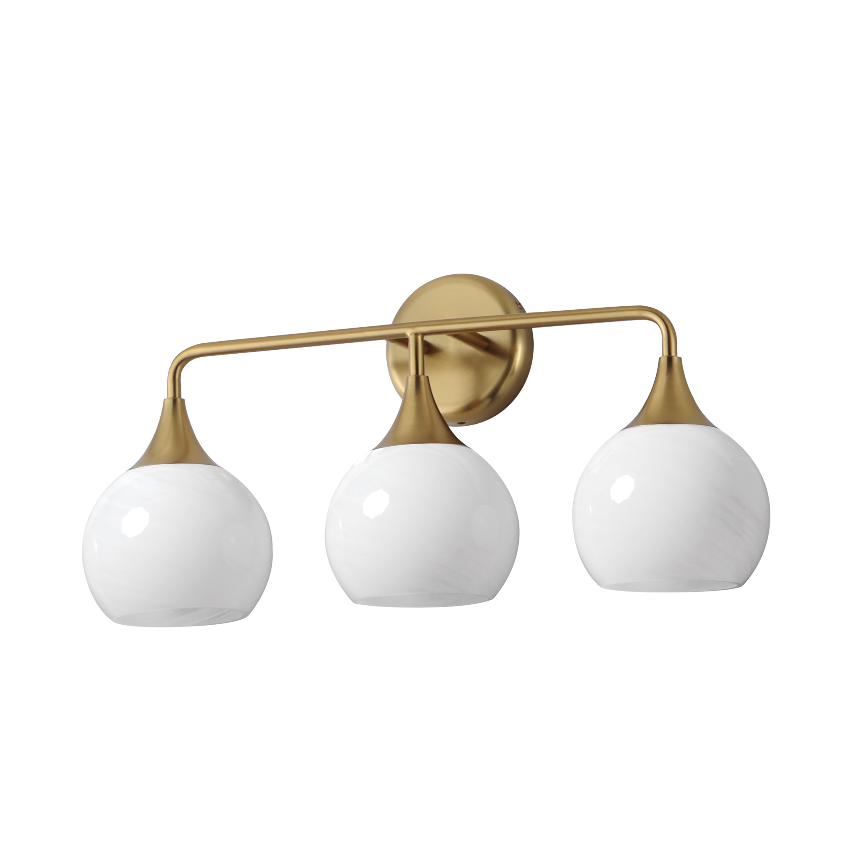 Meuble-lavabo Maxim Lighting 21223MRNAB Neve, couleur naturelle Laiton vieilli