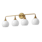 Meuble-lavabo Maxim Lighting 21224MRNAB Neve, couleur naturelle Laiton vieilli