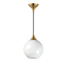 Maxim Lighting 21226MRNAB Névé Suspension en naturel Laiton vieilli