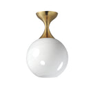 Maxim Lighting 21229MRNAB Neve Flush Mount in Natural Aged Brass