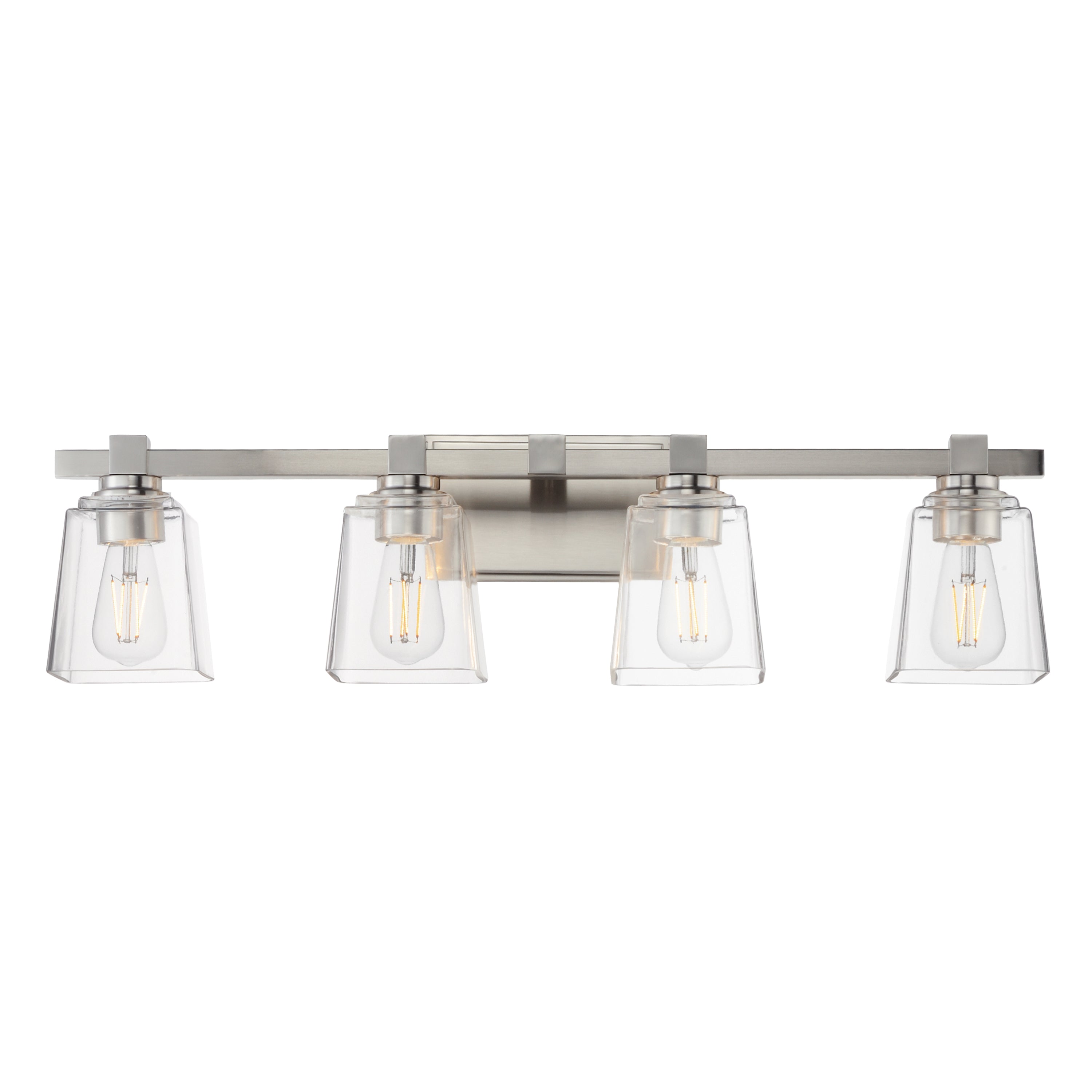 Maxim Lighting 21384CLSN Cubos Bath Vanity in Satin Nickel