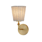 Maxim Lighting 21481WWTNAB Baja Wall Sconce in Natural Aged Brass