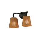 Maxim Lighting 21482NADBZ Baja Wide Wall Sconce in Dark Bronze