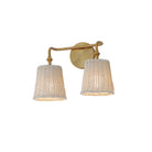Maxim Lighting 21482WWTNAB Baja Wide Wall Sconce in Natural Aged Brass
