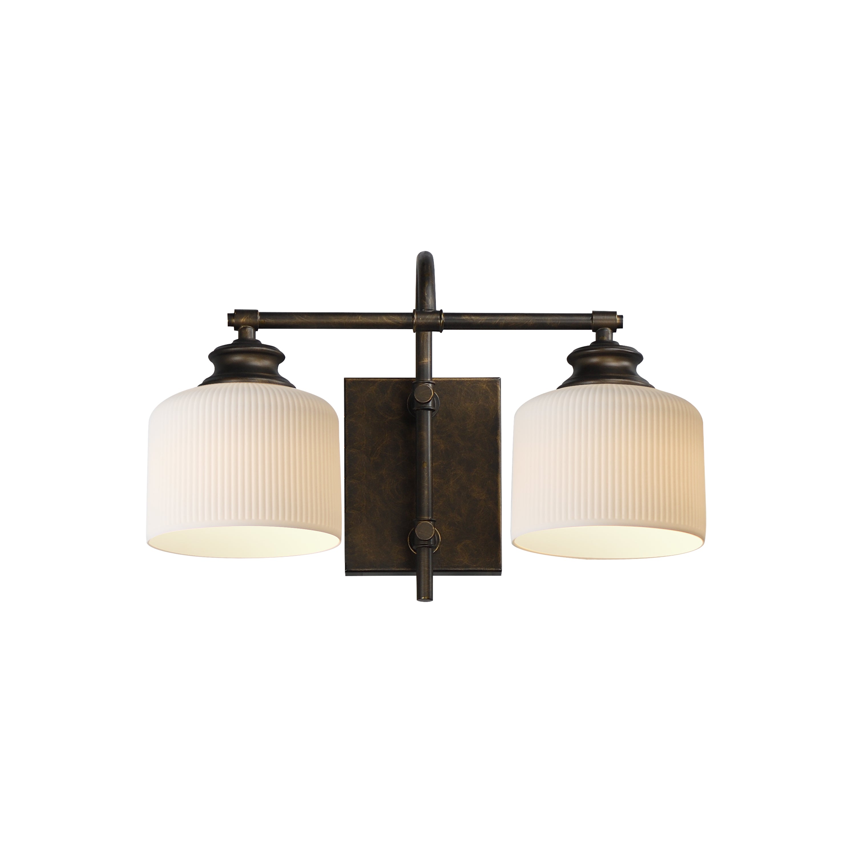 Maxim Lighting 21492WTOI Bisque Wide Wall Sconce in Oil Rubbed Bronze