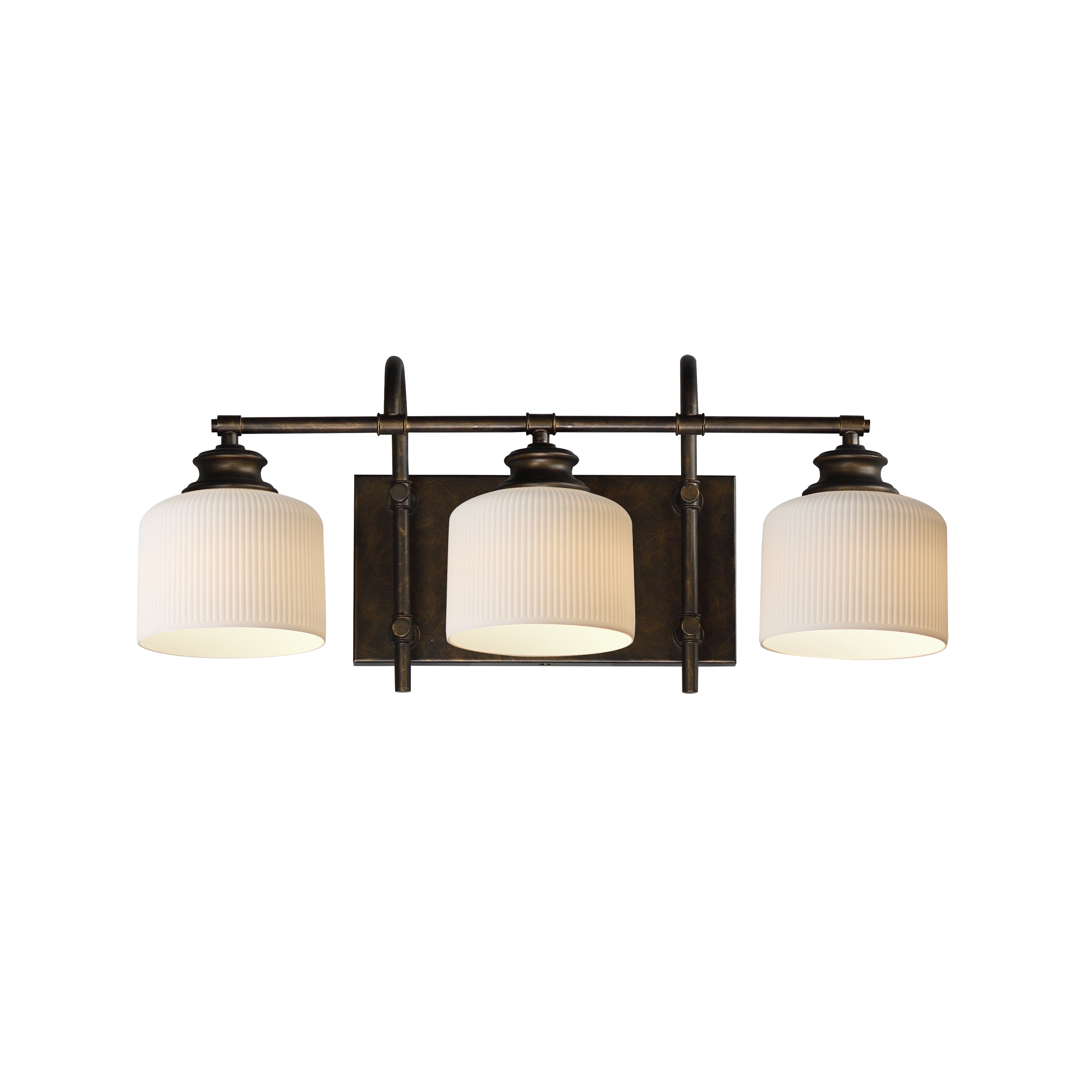 Meuble-lavabo Maxim Lighting 21493WTOI Bisque en bronze huilé