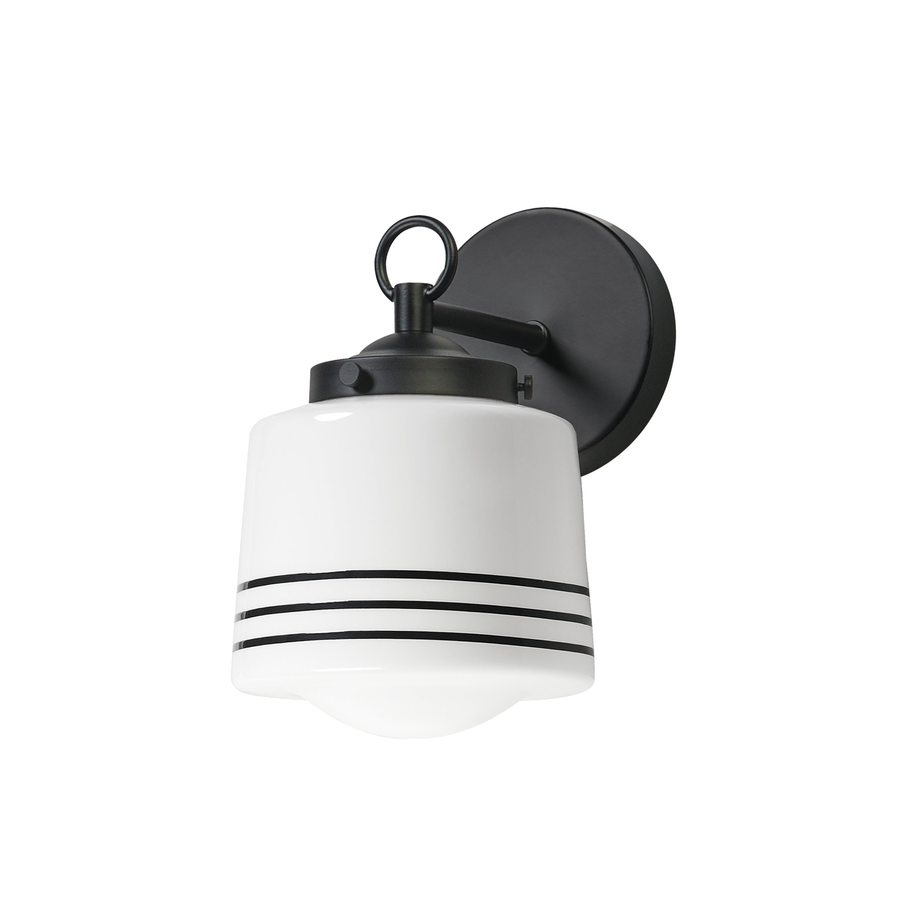 Éclairage Maxim 21531WTBK Eureka Murale en noir