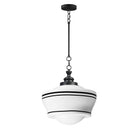 Éclairage Maxim 21533WTBK Eureka Suspension en noir