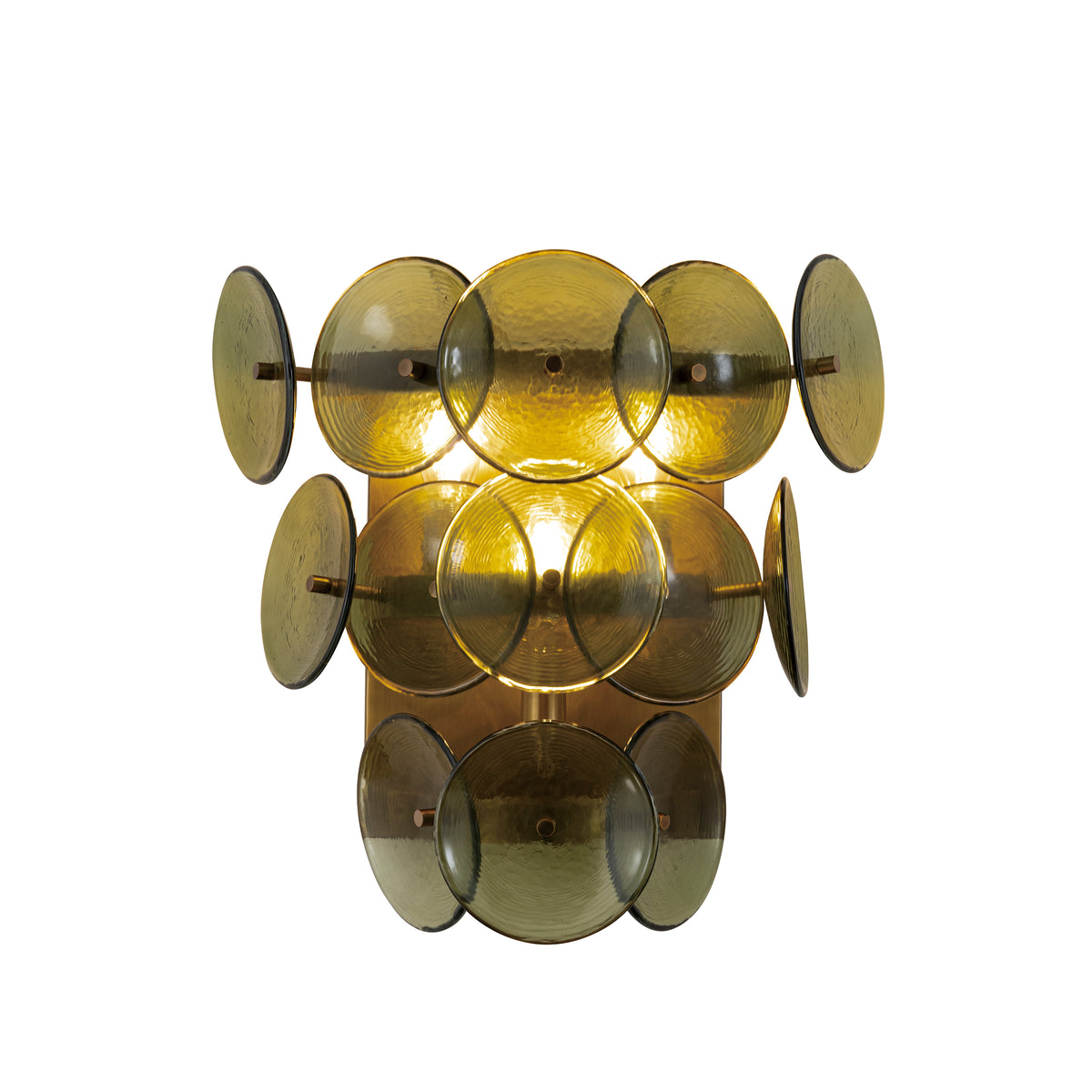 Maxim - 21820GNWBR - Three LIght Wall Sconce - Loren - Weathered Brass