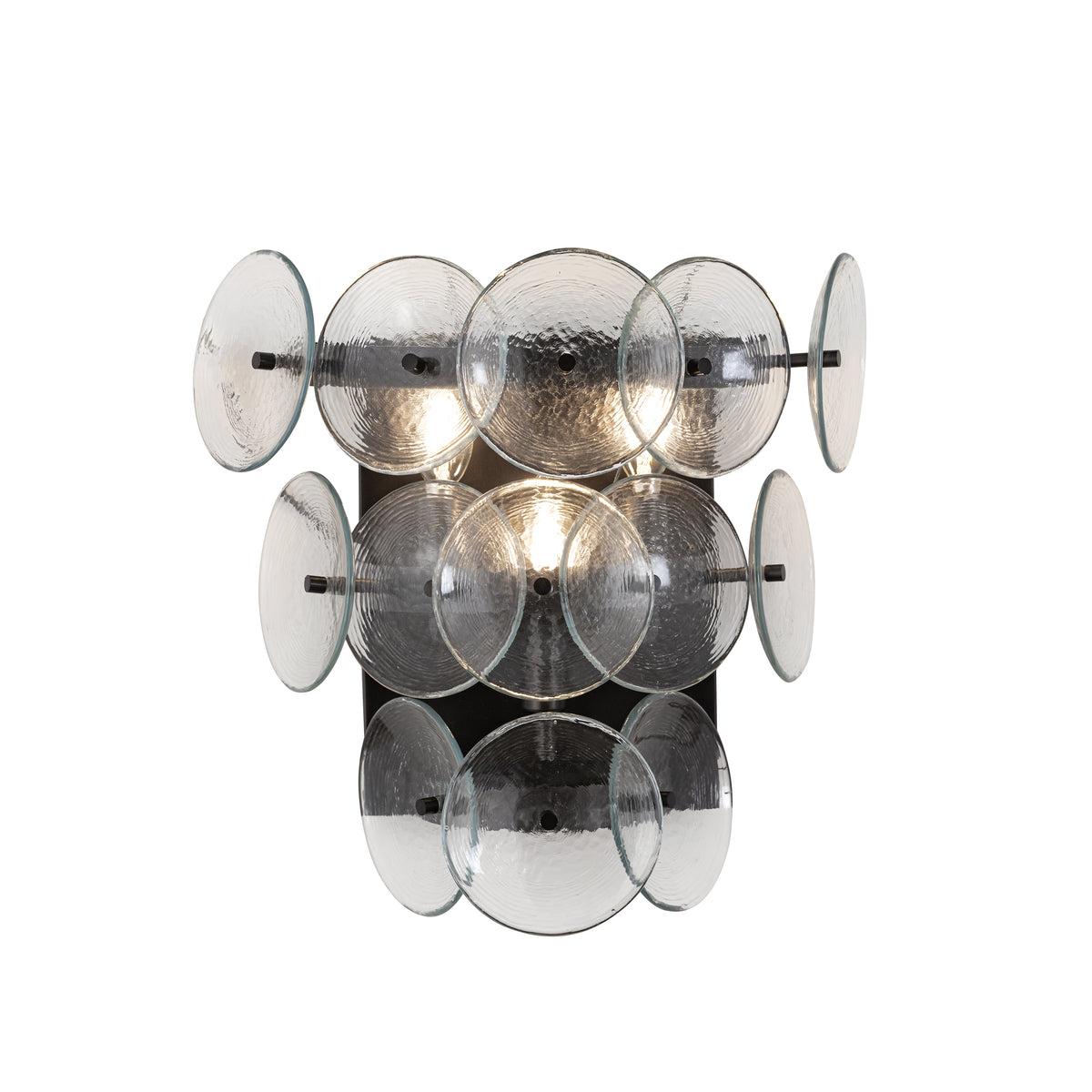 Maxim - 21820TCGM - Three LIght Wall Sconce - Loren - Gunmetal
