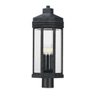 Lanterne sur poteau d'extérieur Maxim Lighting 30220CLBKP Wright, finition patinée noire