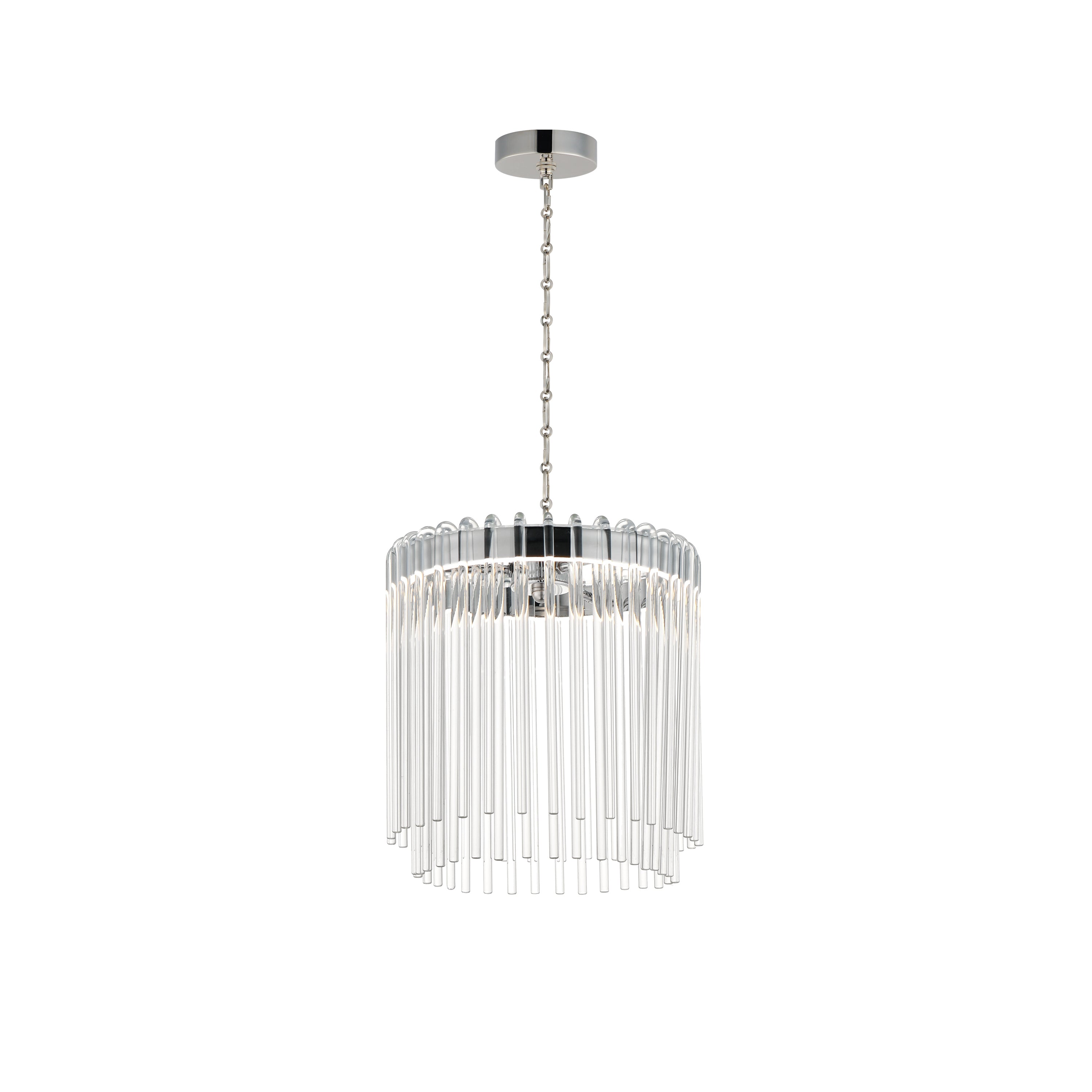 Maxim Lighting 38421CLPN Jolie Pendant in Polished Nickel