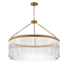 Maxim Lighting 38423CLNAB Jolie Pendant in Natural Aged Brass