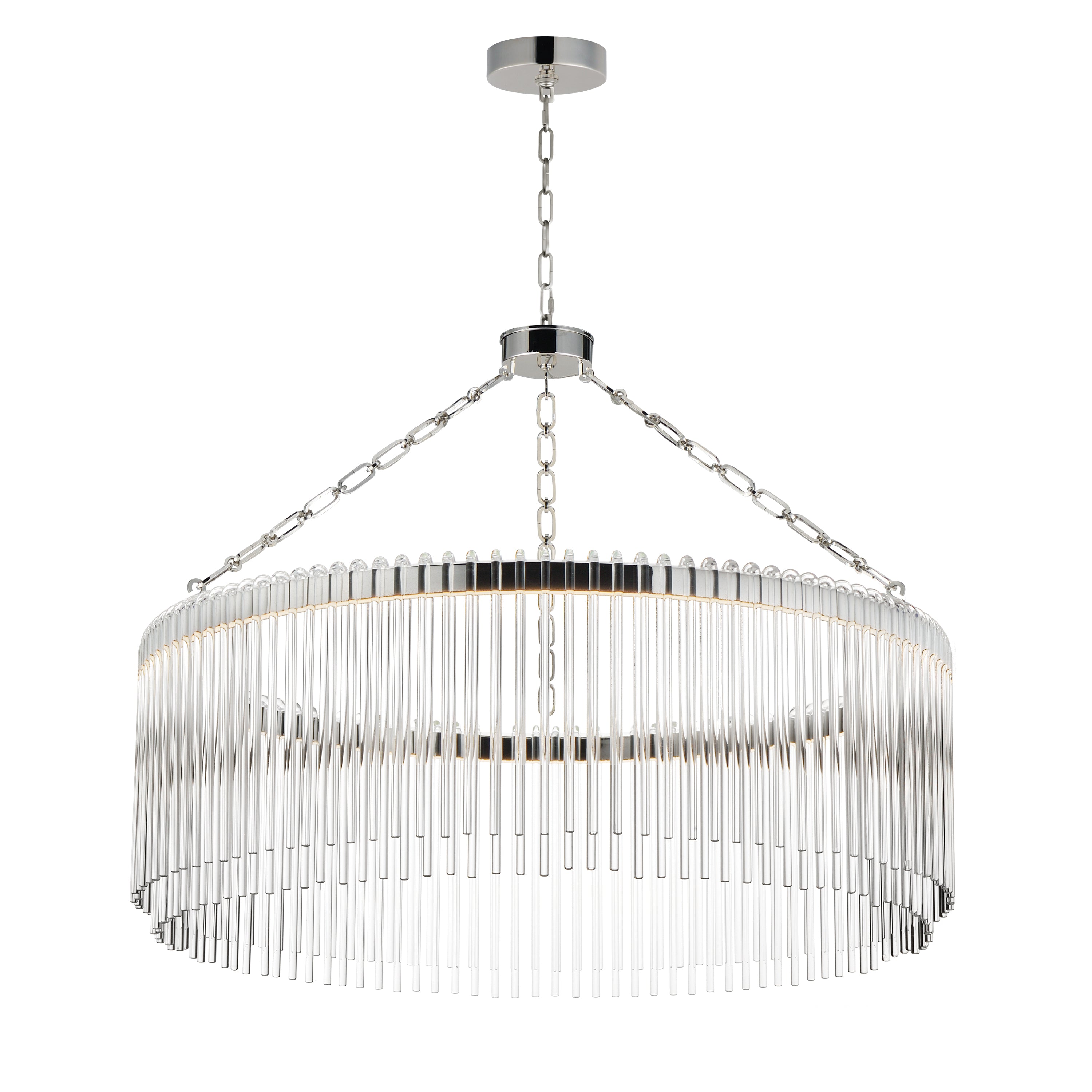 Maxim Lighting 38423CLPN Jolie Pendant in Polished Nickel