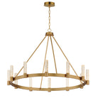 Maxim Lighting 38448IBNAB Duchess Chandelier in Natural Aged Brass