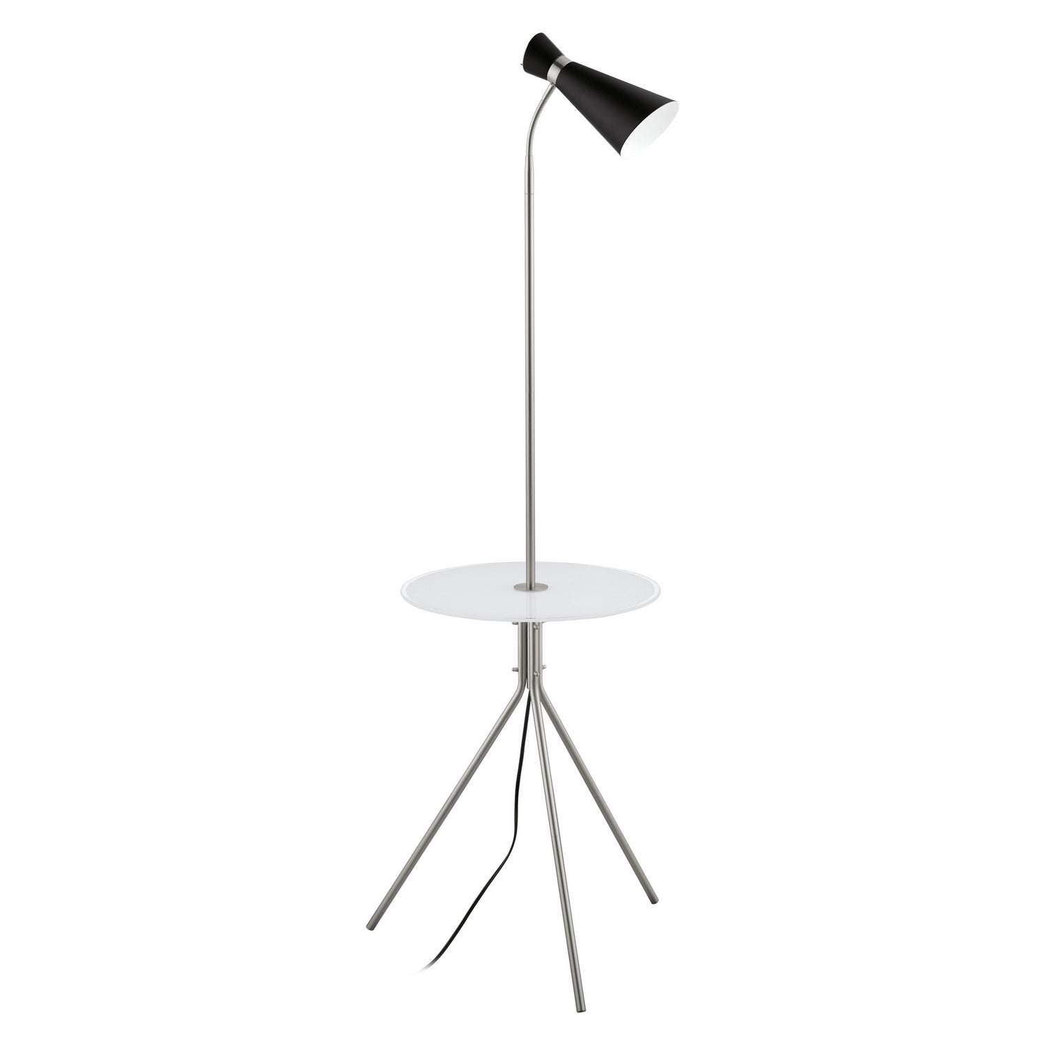 Eglo Canada - 203648A - Lampadaire à une lumière - Policara - Nickel mat