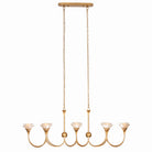 Kalco - 525361MG - Île aux huit lumières Suspension - FLORA - Or moderne
