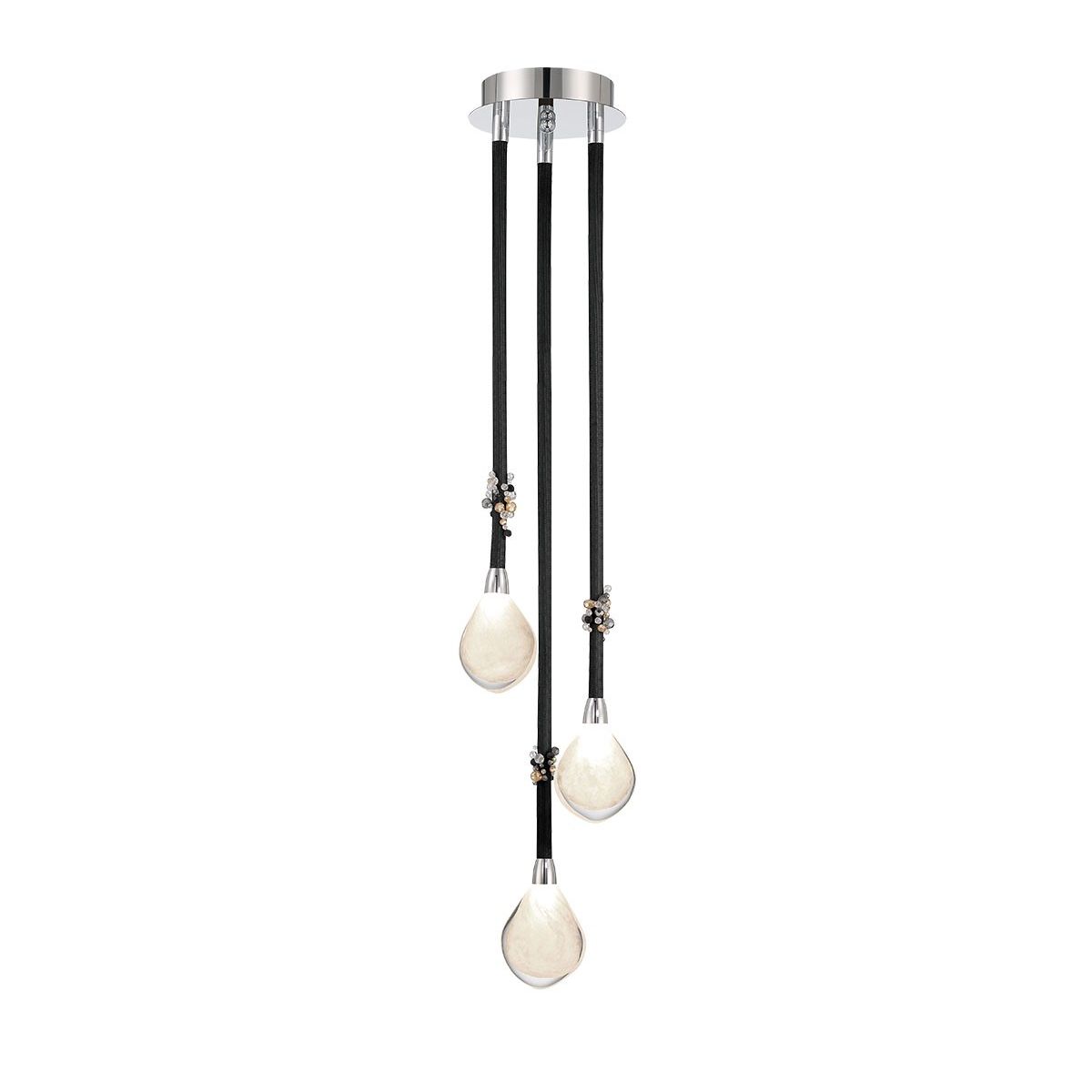 Lib & Co. Canada - 12064-02 - LED Pendant - Bellissima - Black Sleeves