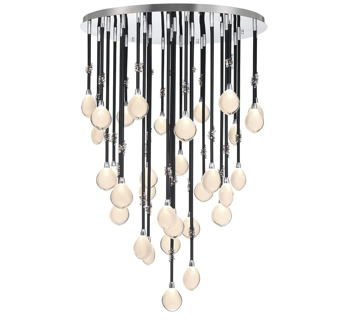 Lib & Co. Canada - 12067-02 - LED Chandelier - Bellissima - Black Sleeves