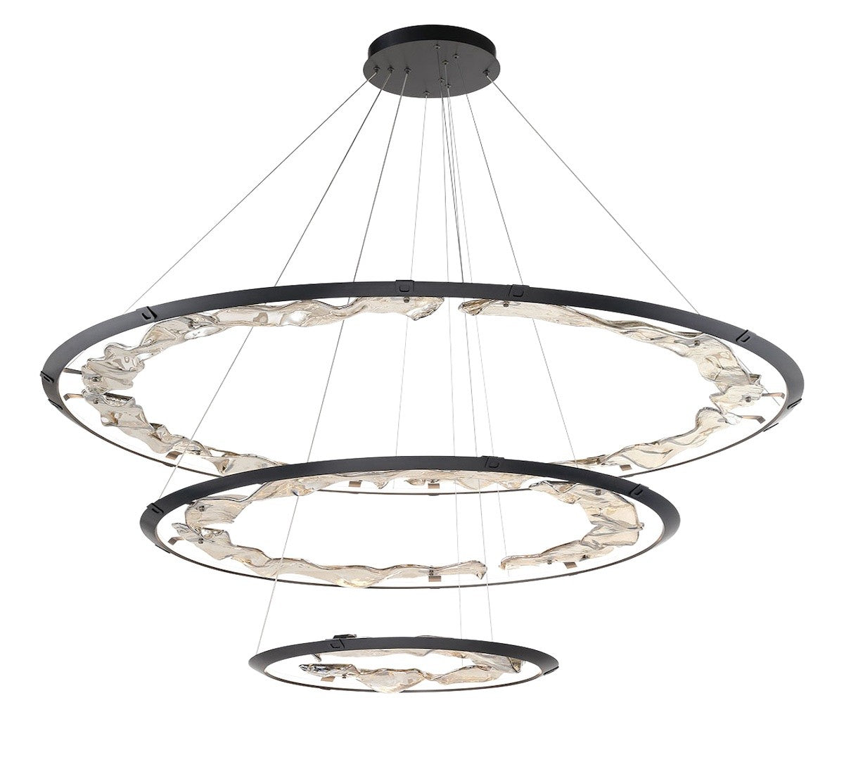 Lib & Co. Canada - 12165-040 - LED Chandelier - Nettuno - Brushed Grey