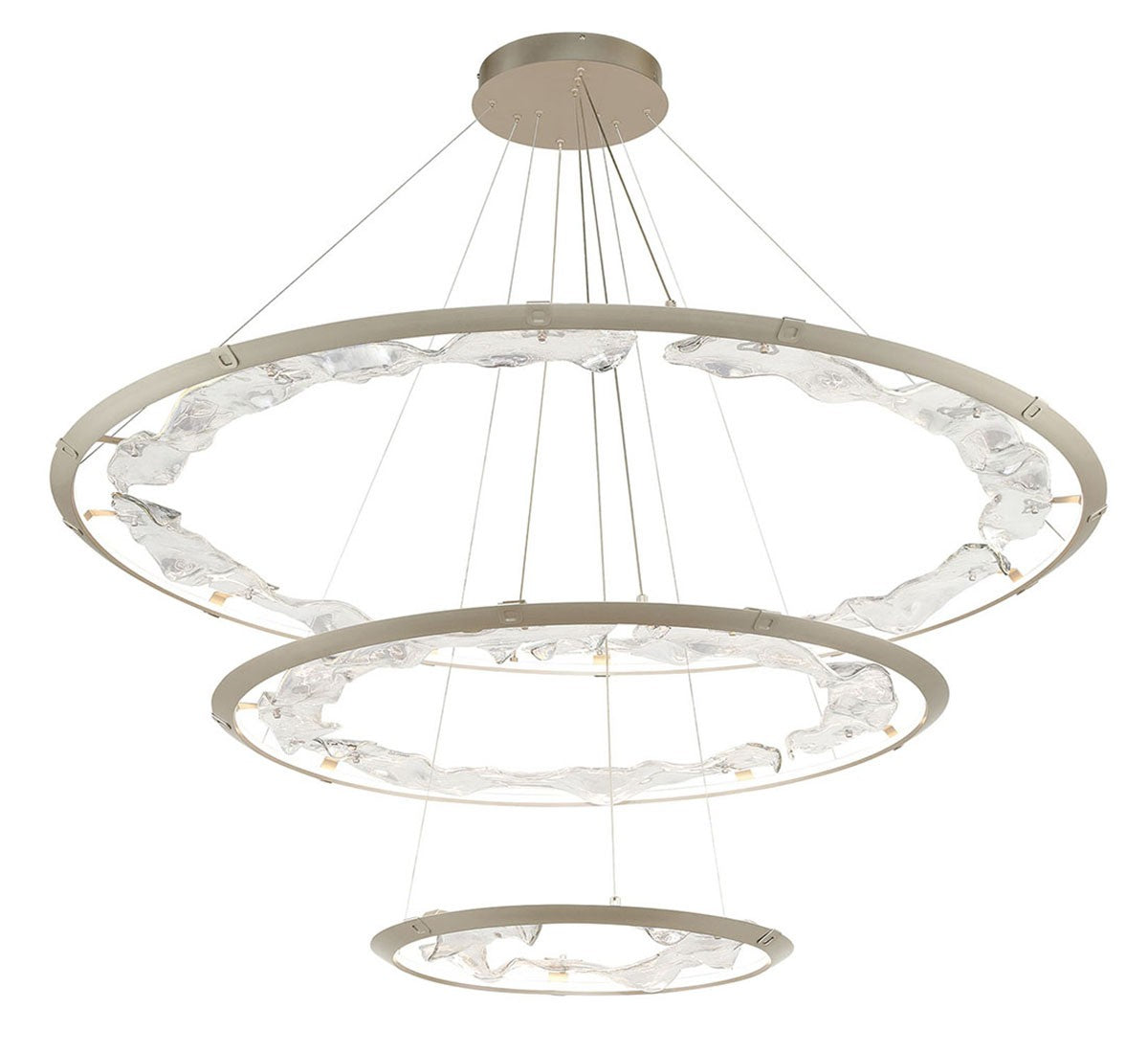 Lib & Co. Canada - 12165-040 - LED Chandelier - Nettuno - Brushed Grey