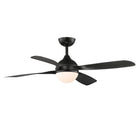 Plafonnier Bola Maxim Lighting 88811BK Ventilateur  en noir