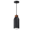 Éclairage Maxim 90621LVBK Pompéi Suspension en lave / noir