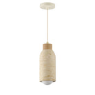 Éclairage Maxim 90621TVOY Pompéi Suspension en travertin / huître